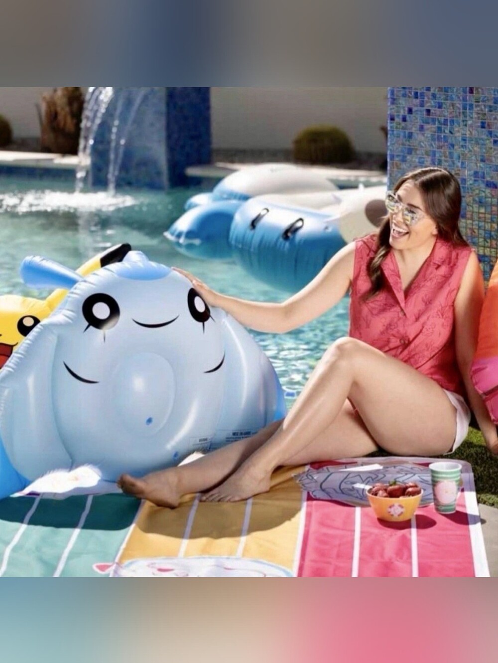 Pokémon Summer Days Inflatable Pool Float: Mantyke New Sealed Exclusive